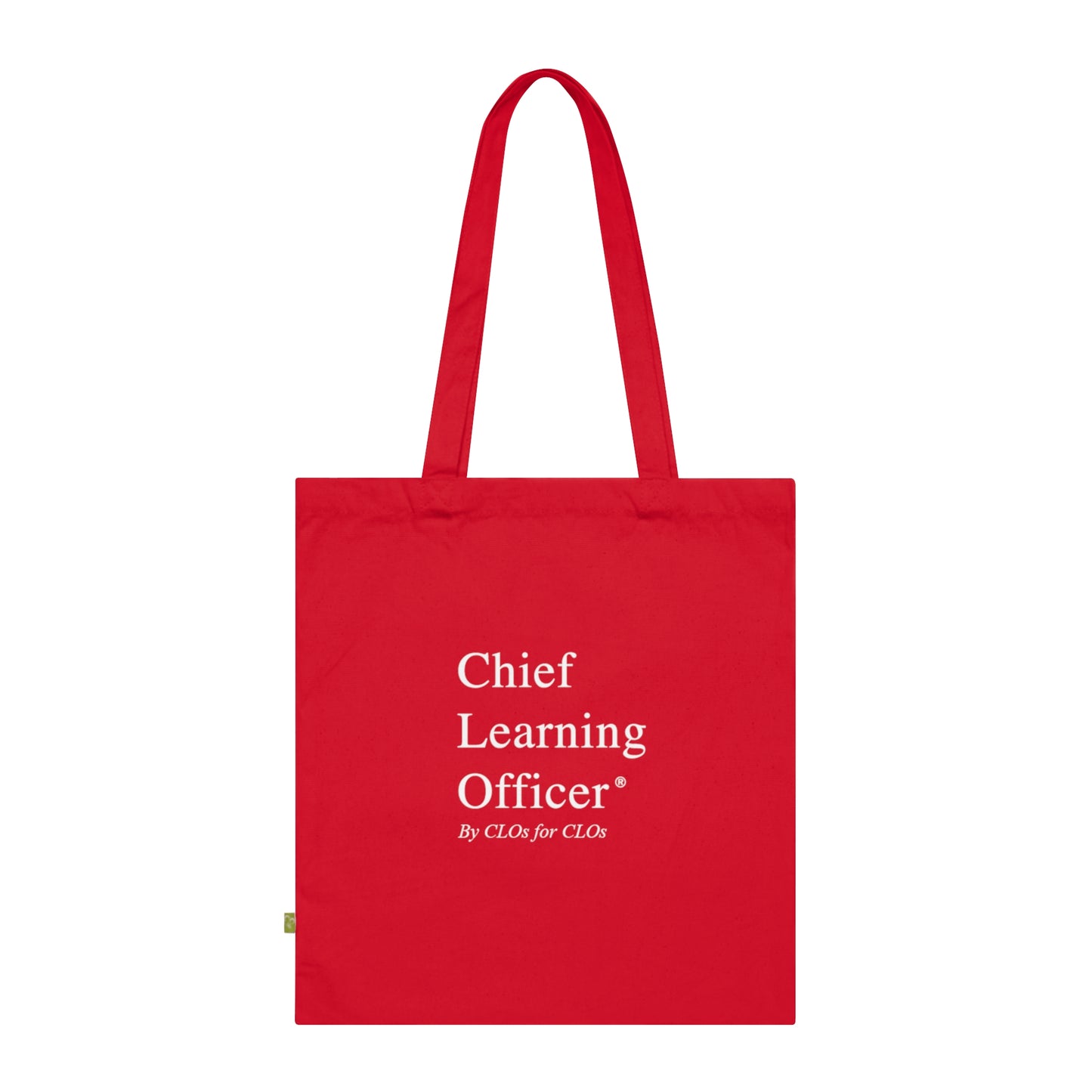 Chief Learning Officer Organic Cotton Tote Bag