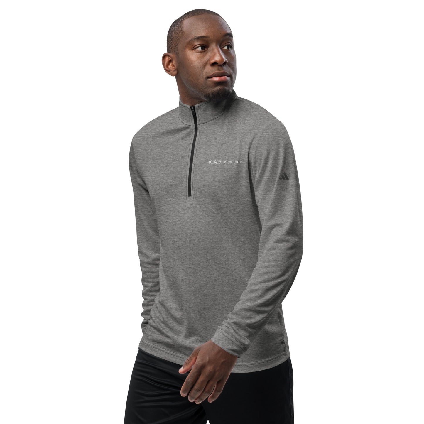 #LifeLongLearner Adidas Quarter Zip