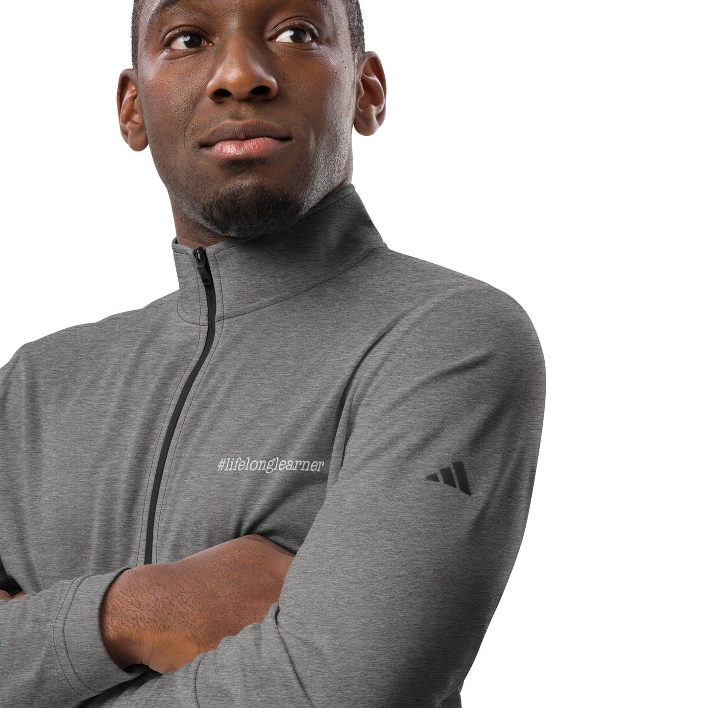 #LifeLongLearner Adidas Quarter Zip