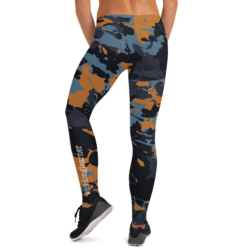 #LifeLongLearner Multi Color Leggings