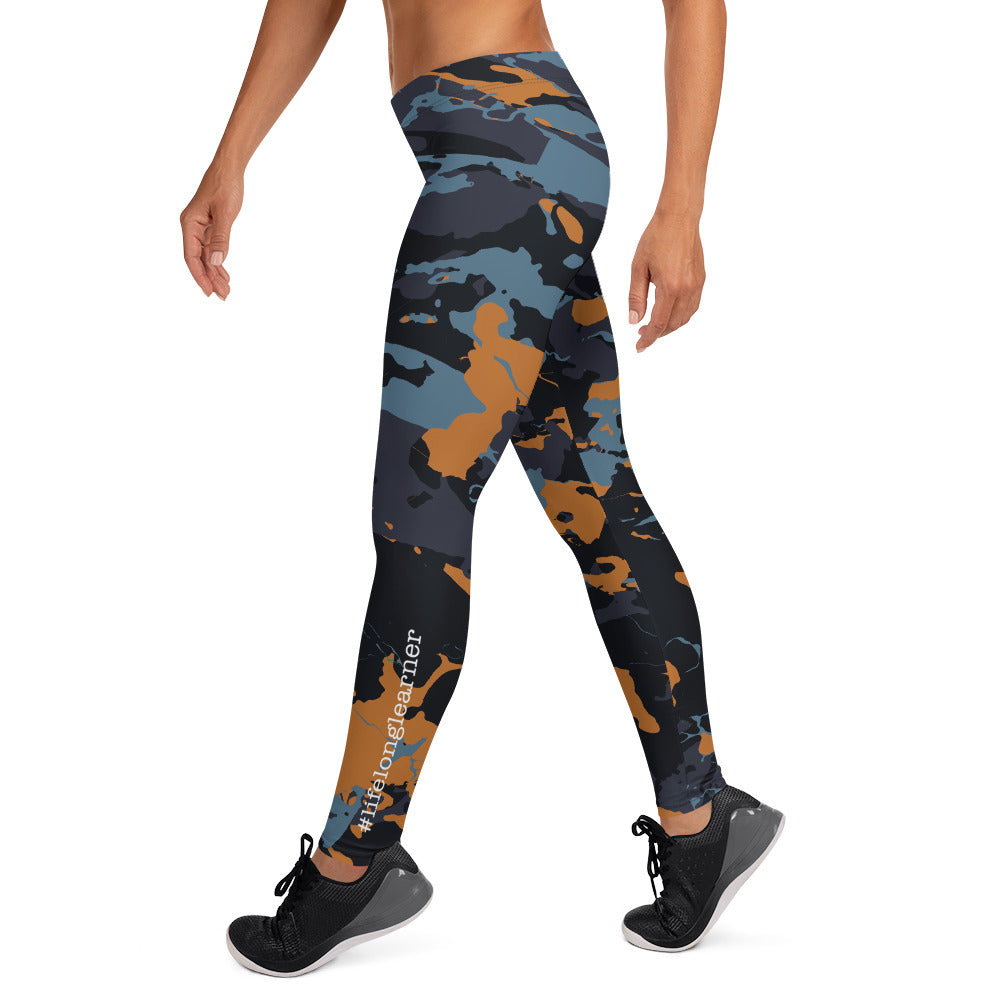 #LifeLongLearner Multi Color Leggings