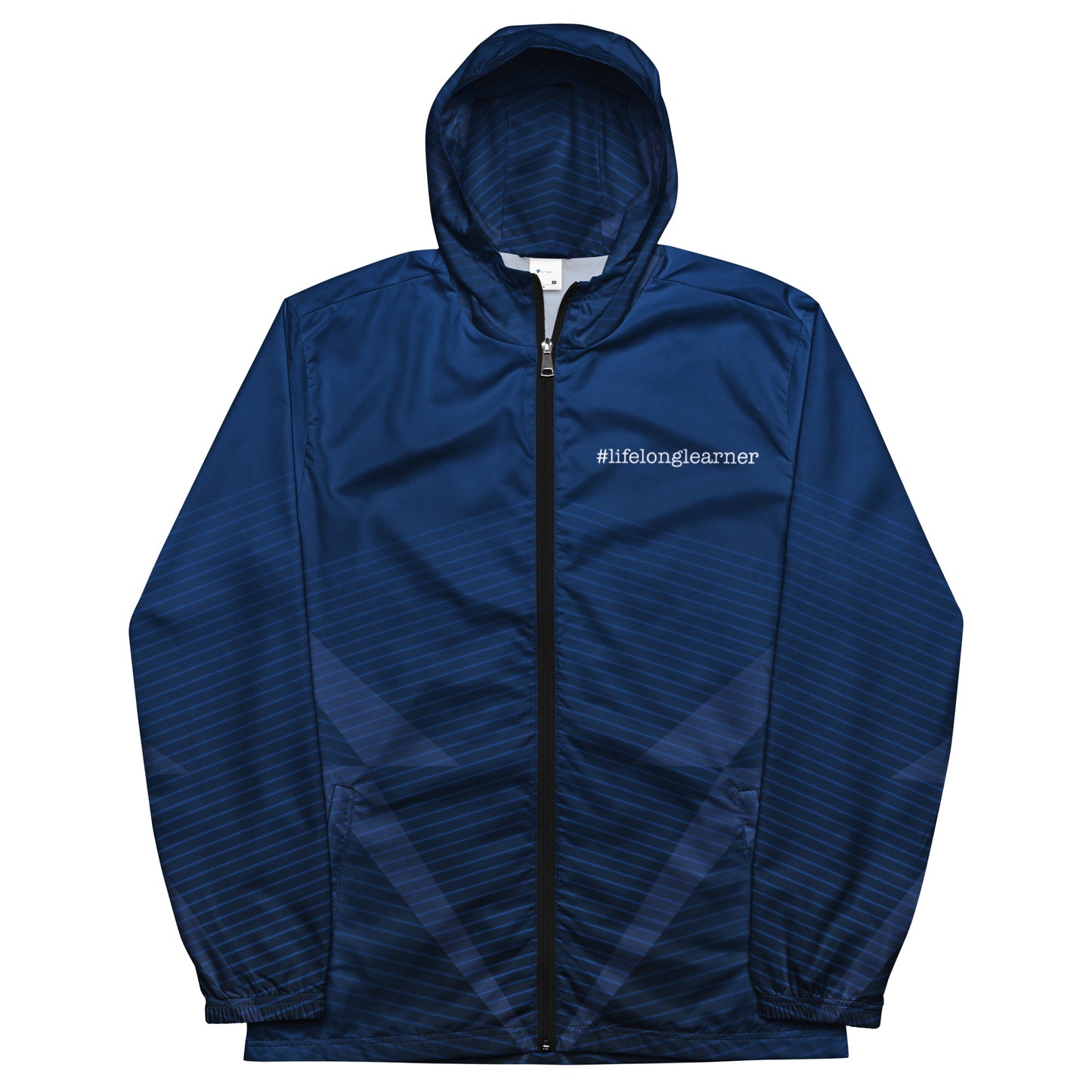 #LifeLongLearner Blue Windbreaker