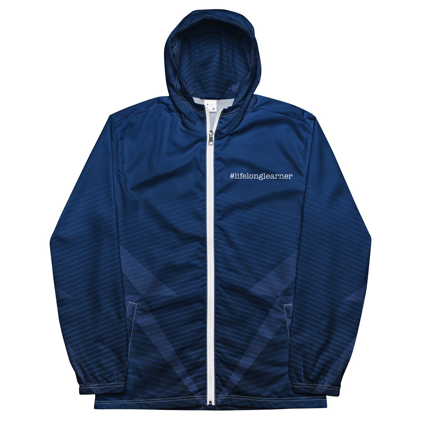 #LifeLongLearner Blue Windbreaker