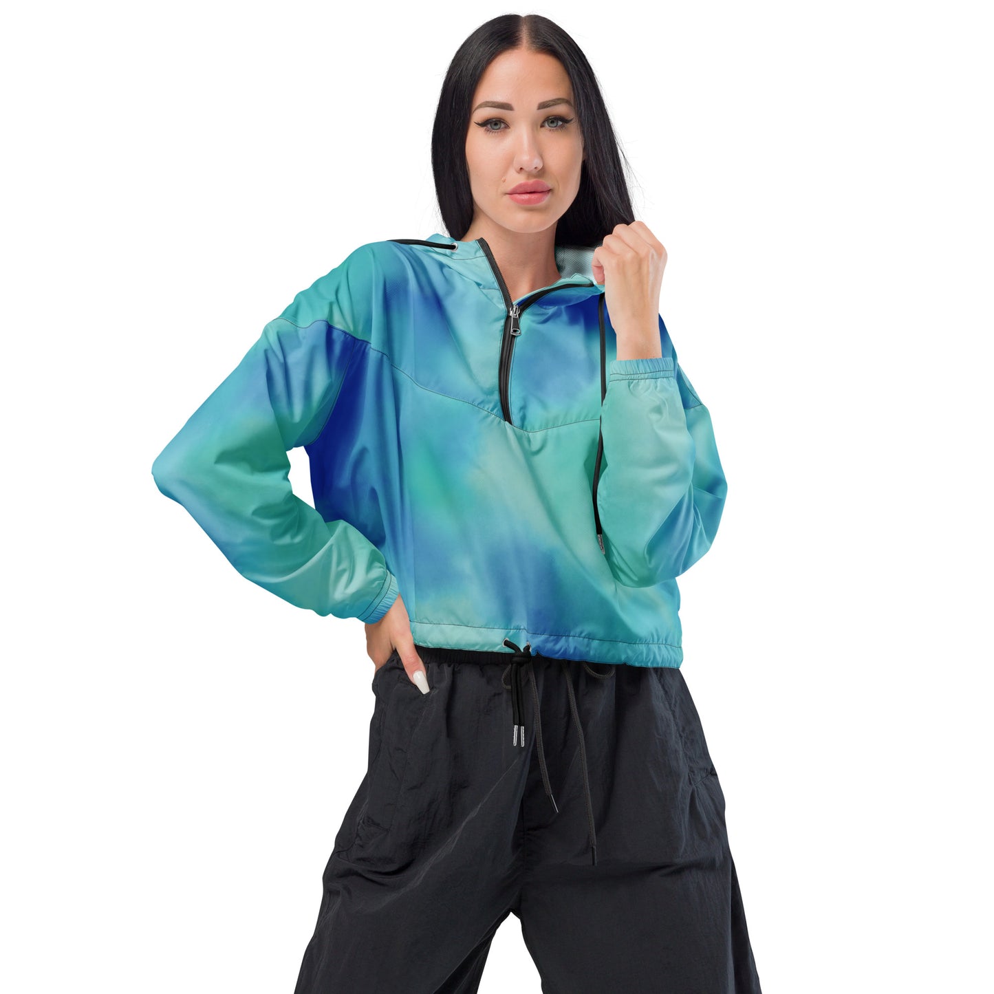 I Love Learning Cropped Windbreaker