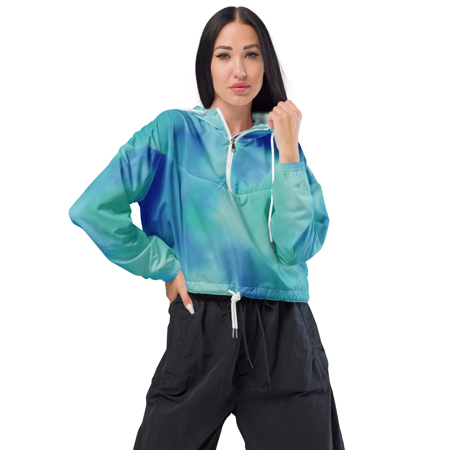I Love Learning Cropped Windbreaker