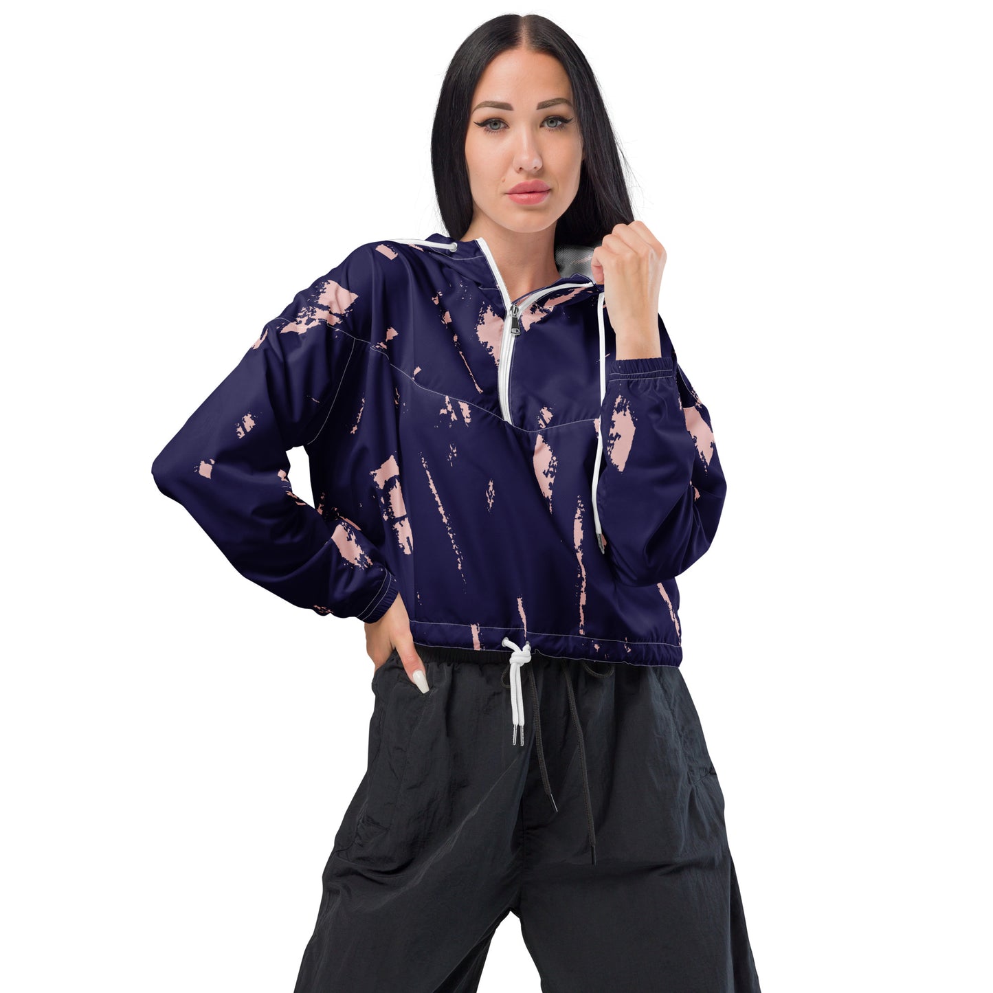 #LifeLongLearner Cropped Windbreaker