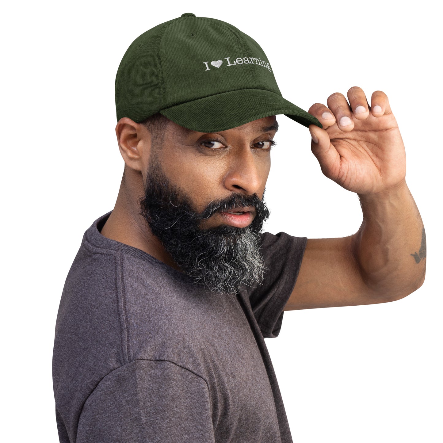 I <3 Learning Corduroy Hat