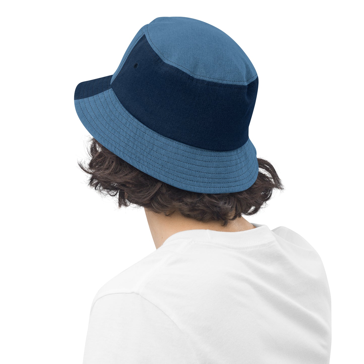#LifeLongLearner Denim Bucket Hat