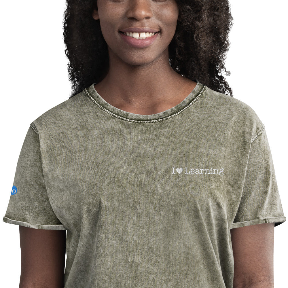 I Love Learning Denim T-Shirt
