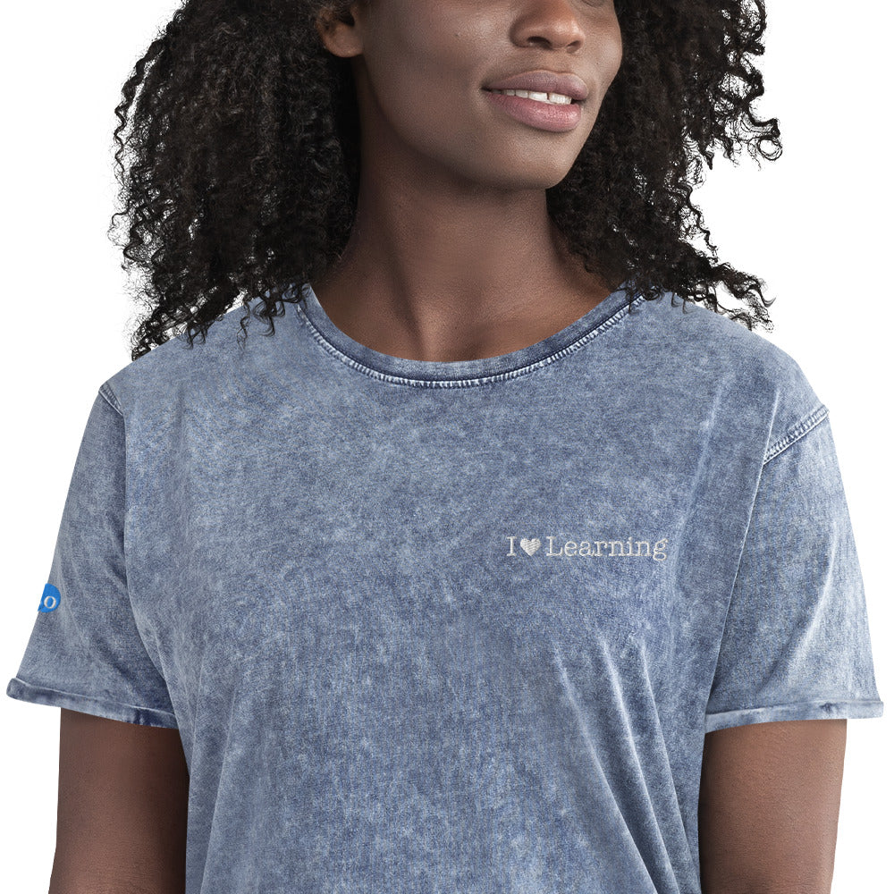 I Love Learning Denim T-Shirt
