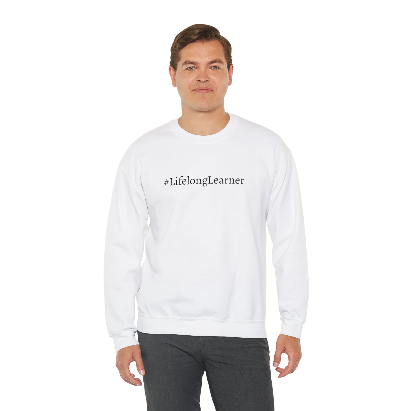 #LifelongLearner Crewneck Sweatshirt