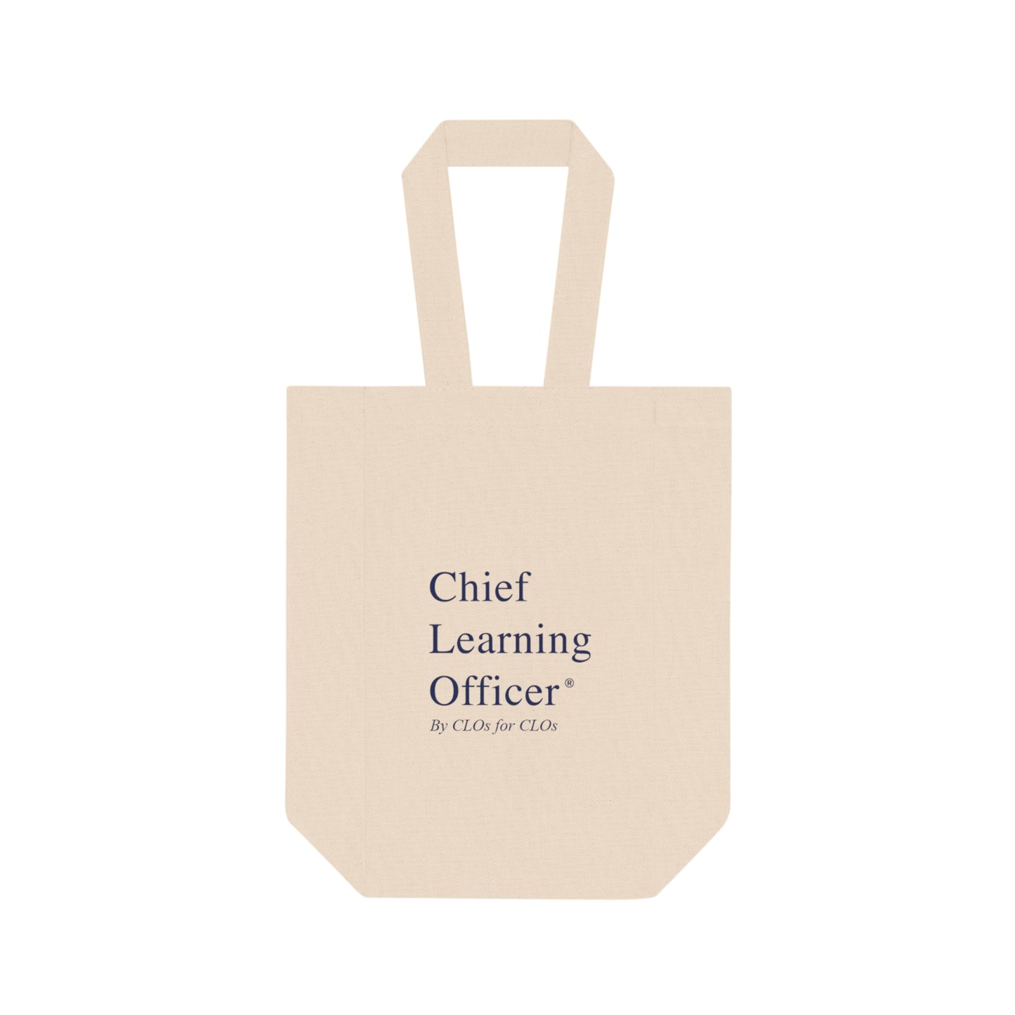 Chief Learning Officer Double Wine Tote Bag