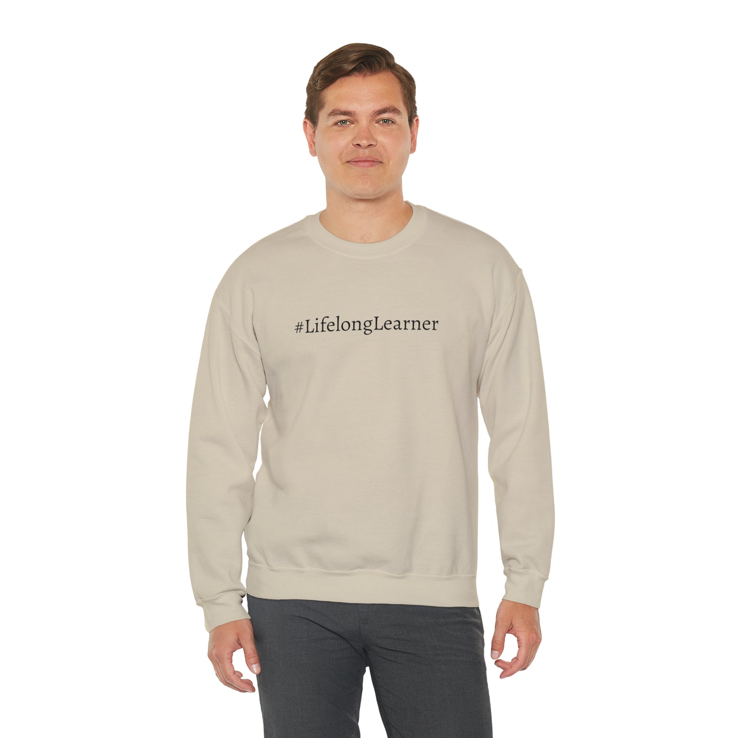 #LifelongLearner Crewneck Sweatshirt