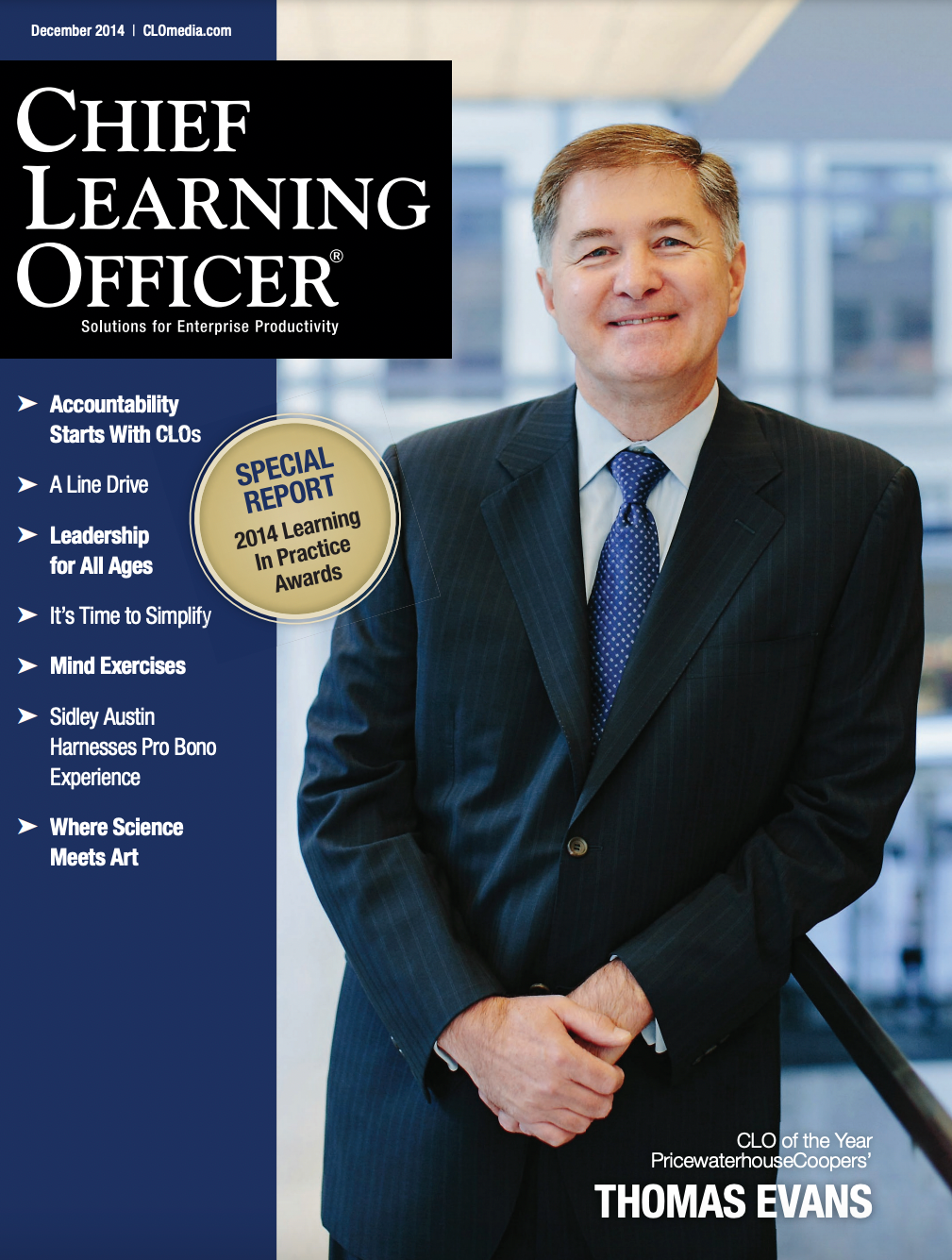 Chief Learning Officer – December 2014