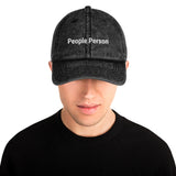 Vintage People Person Baseball Cap