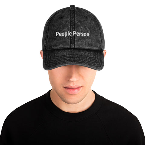 Vintage People Person Baseball Cap